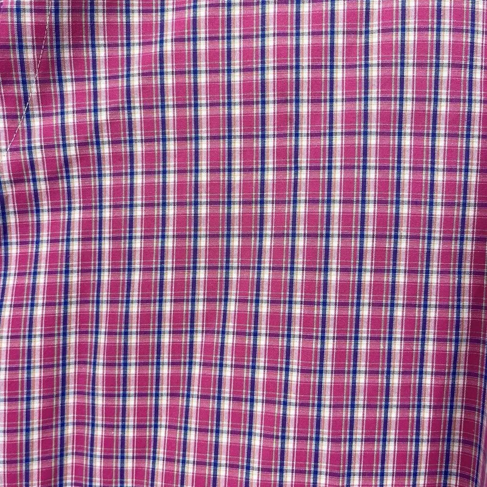 Polo‎ Ralph Lauren Pink Plaid Check Cotton Poplin Button Down Shirt Size XL